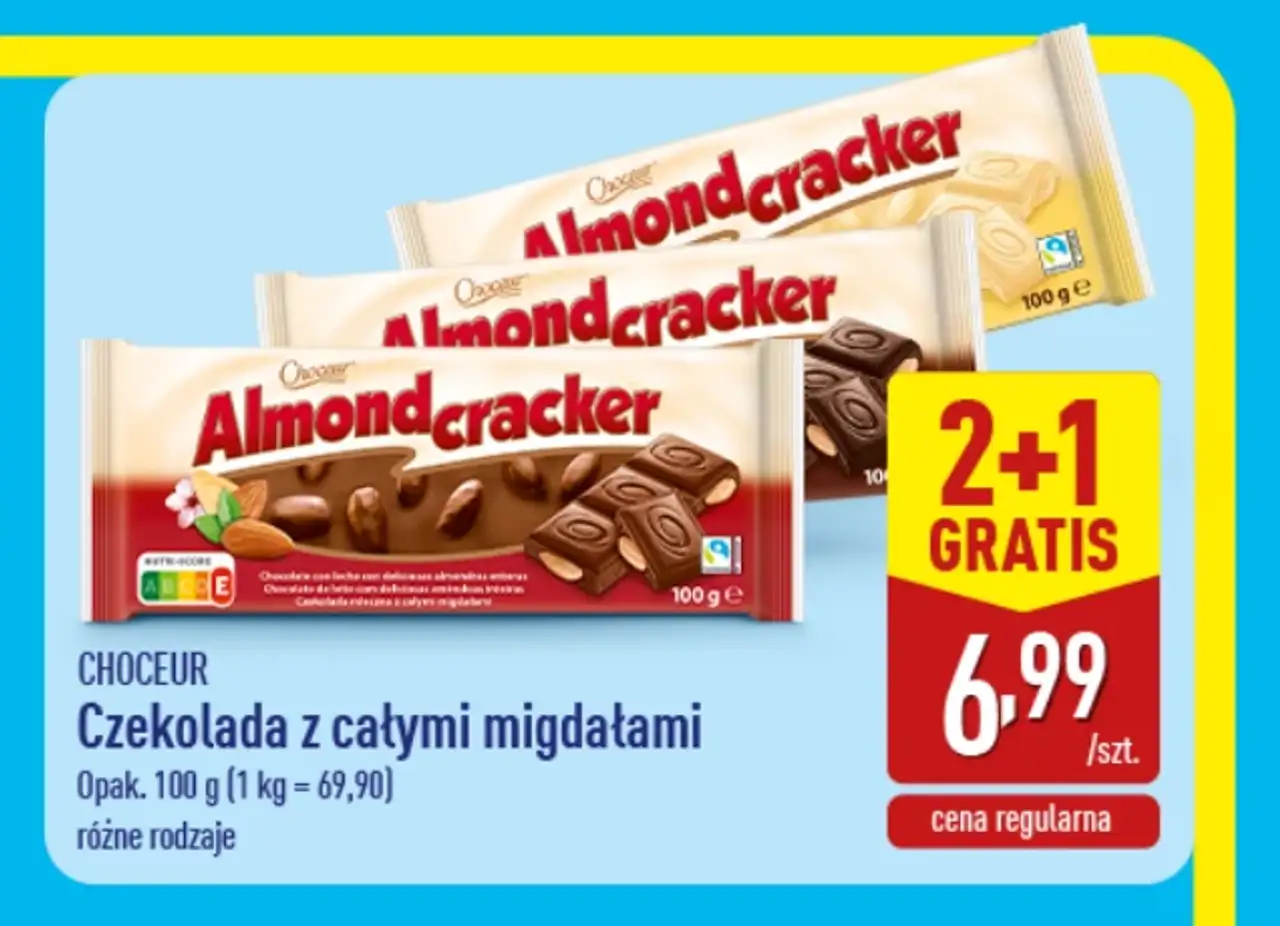 Choceur Czekolada z całymi migdałami