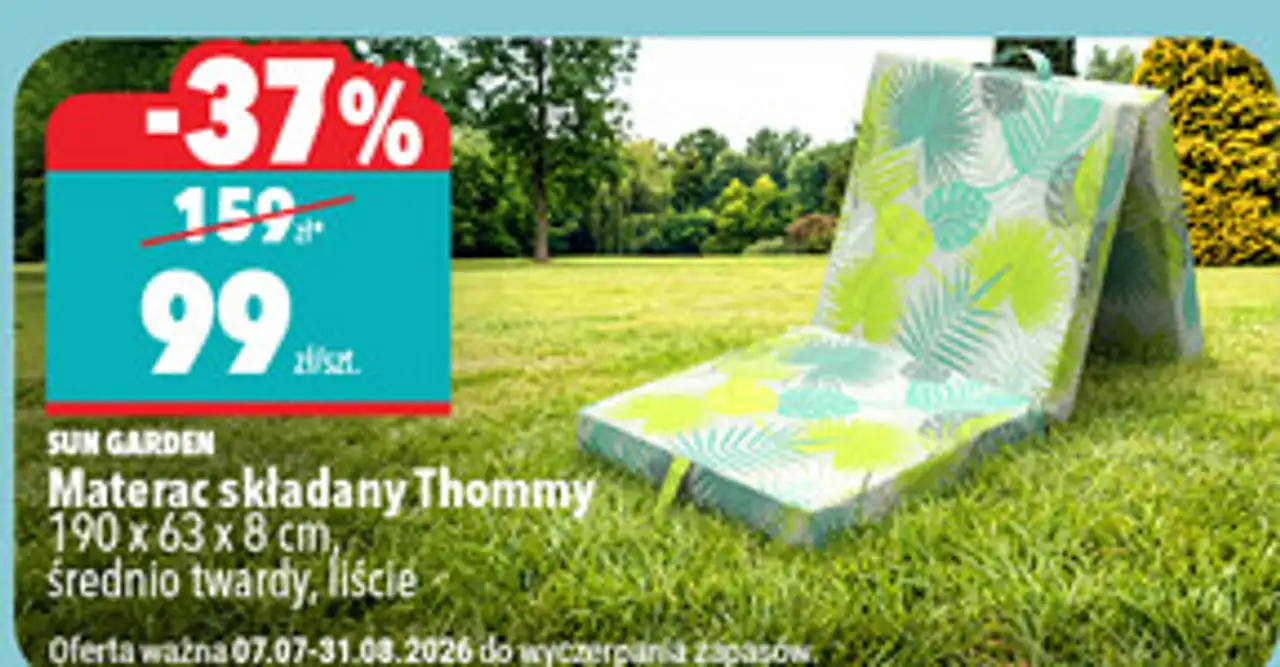 Materac składany Thommy Sun Garden
