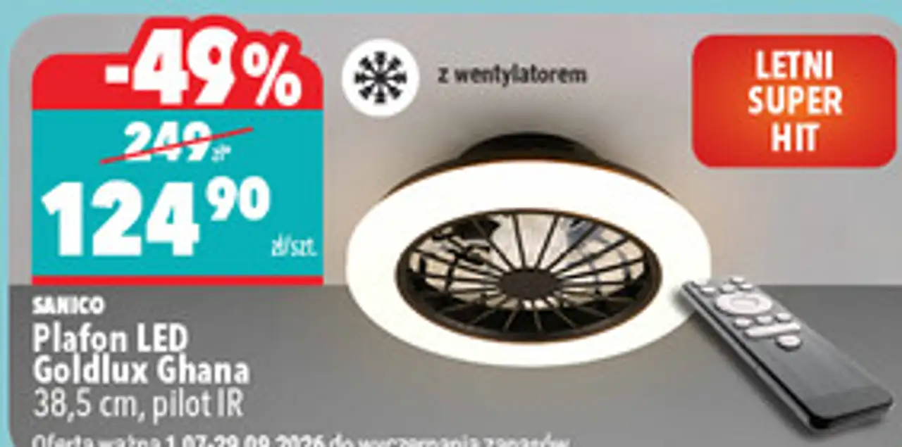 Plafon LED Goldlux Ghana Sanico