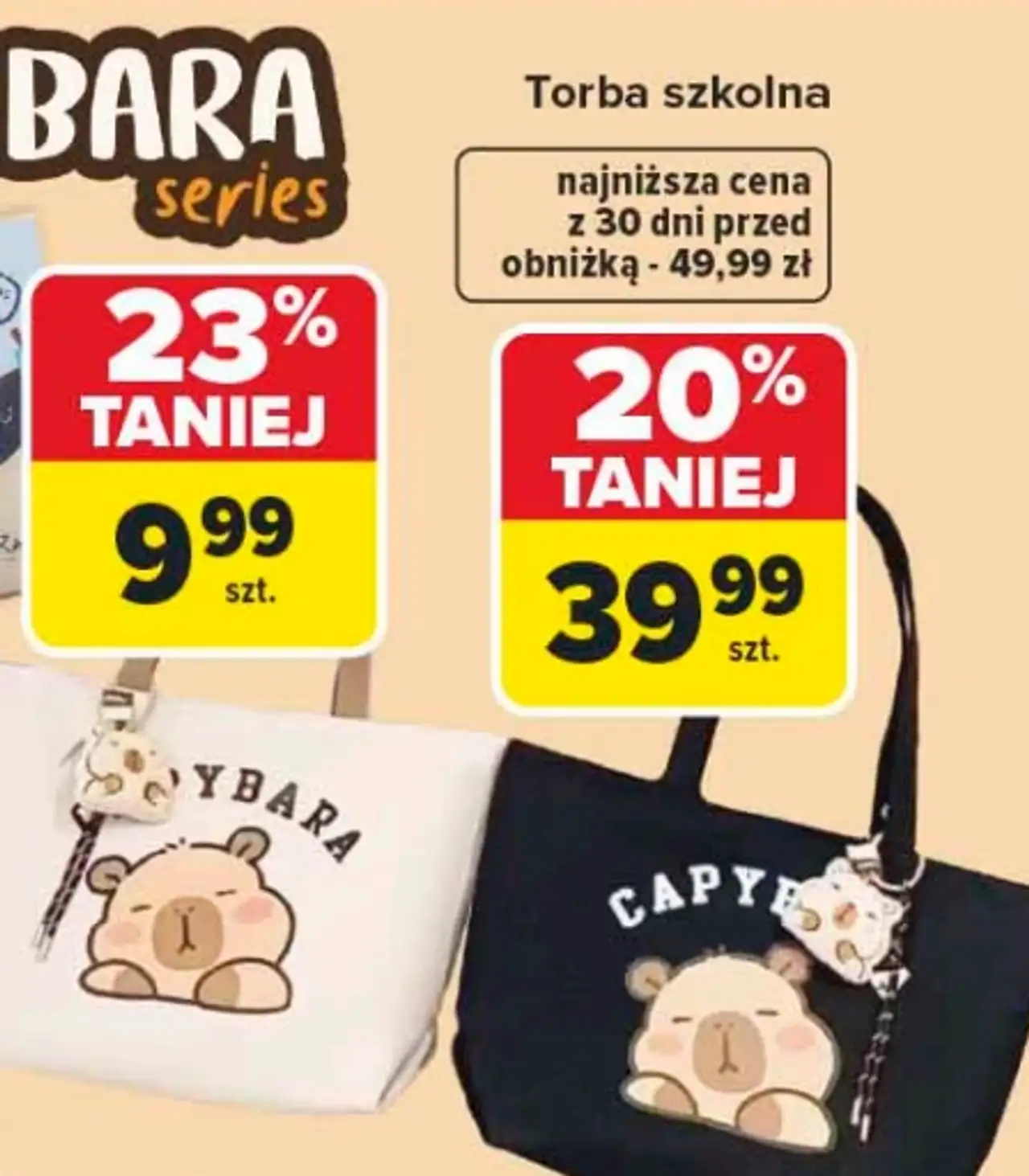 Torba szkolna Capybara series