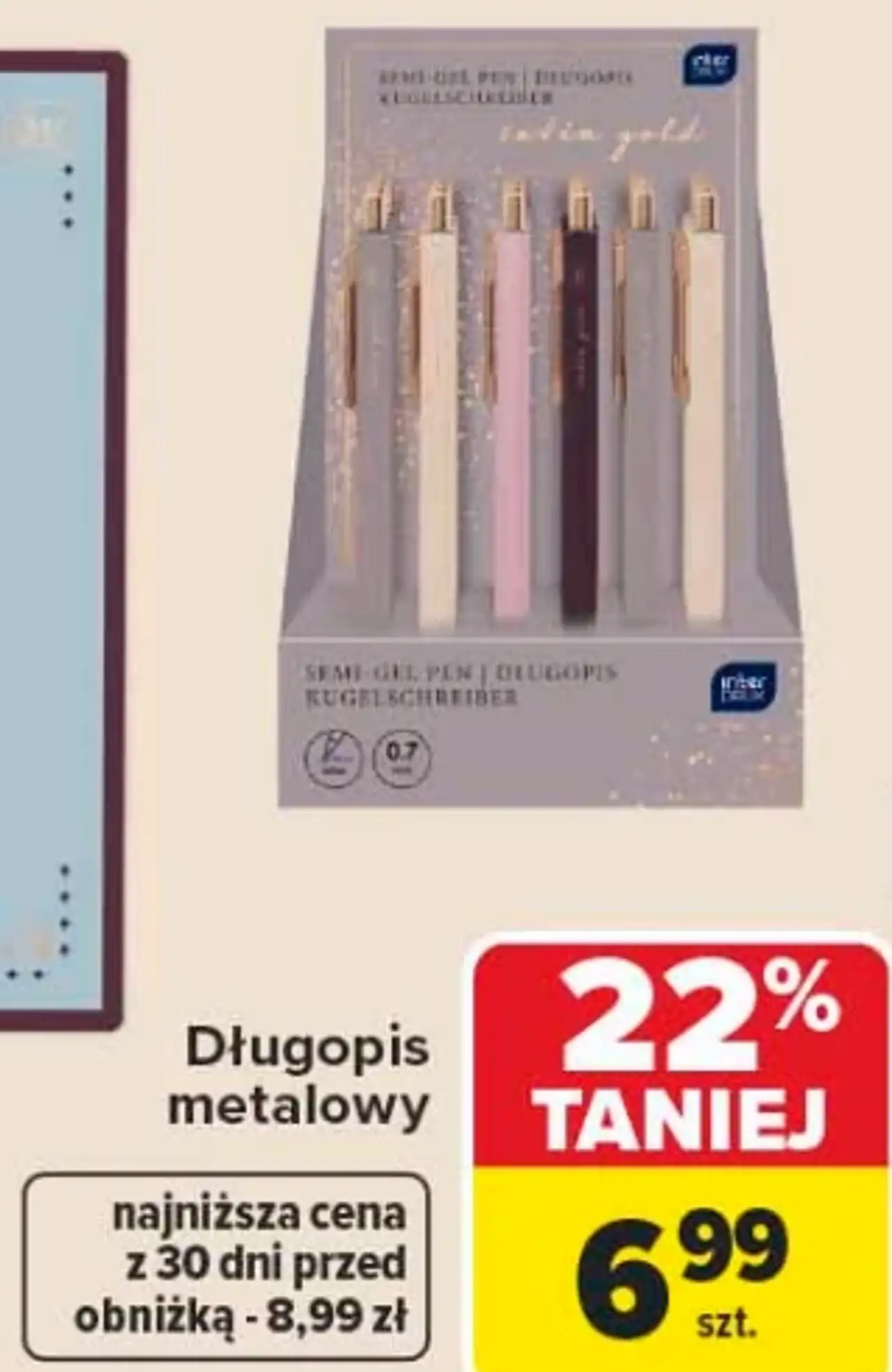 Długopis metalowy Interdruk