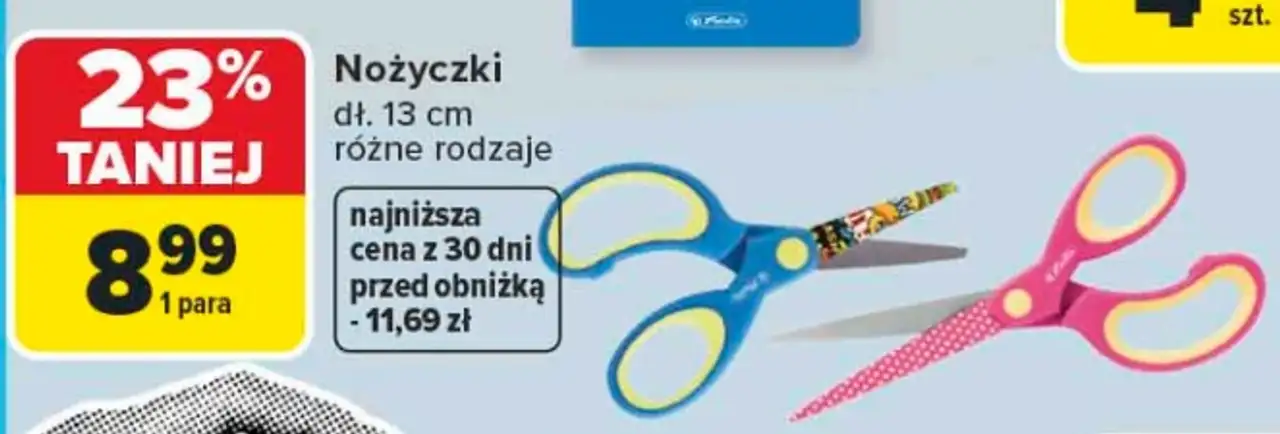 Nożyczki Herlitz dł. 13 cm różne rodzaje