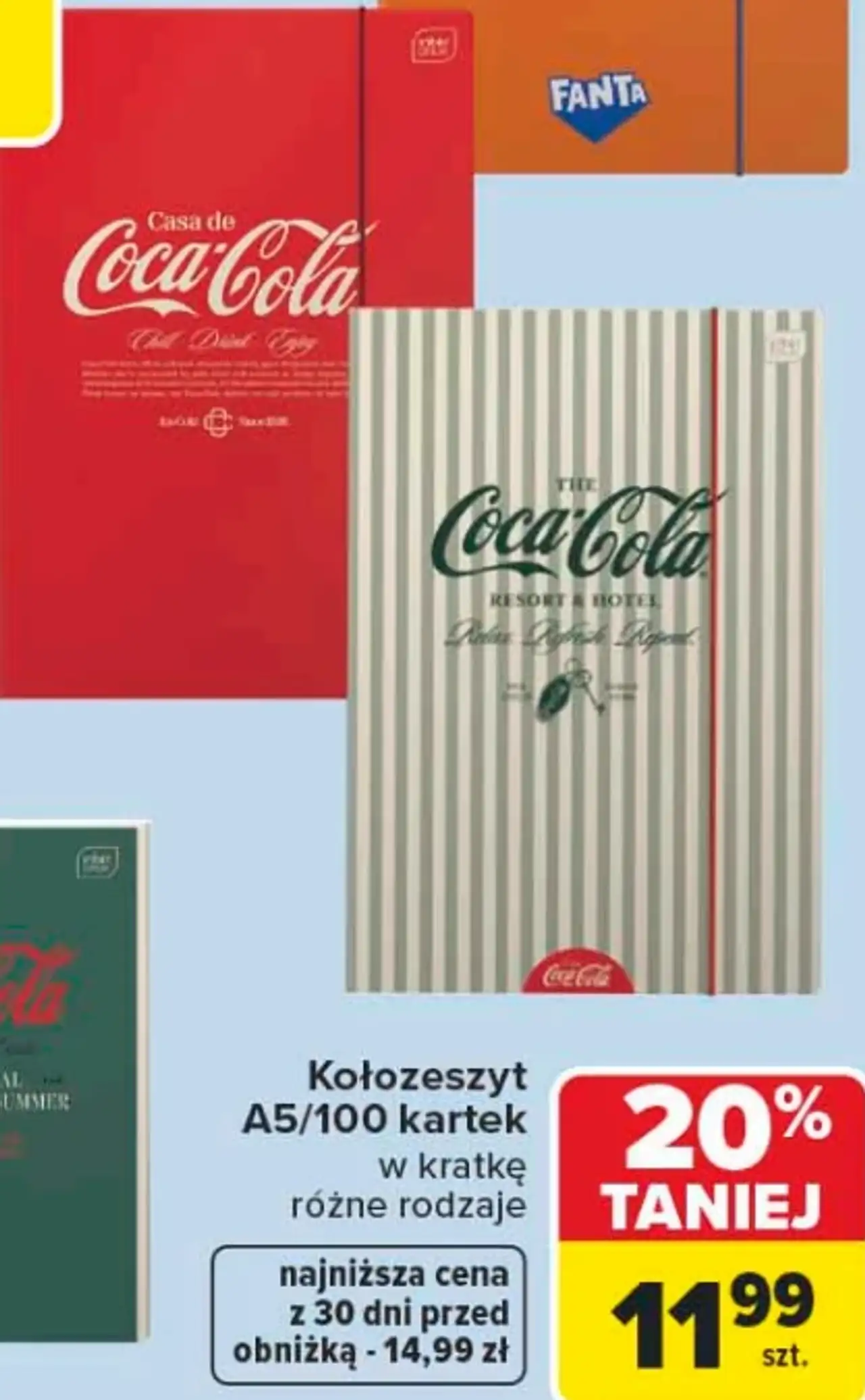 Kołozeszyt A5/100 kartek w kratkę Interdruk
