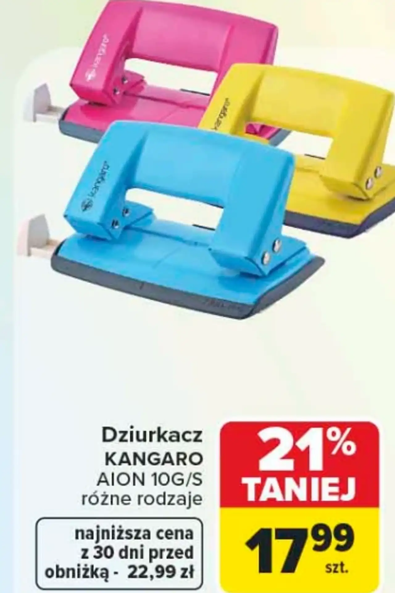 Dziurkacz KANGARO AION 10G/S