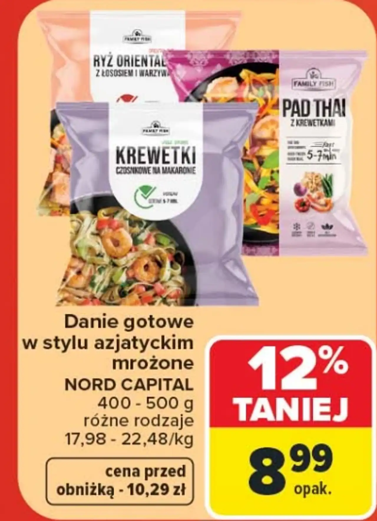 Nord Capital Dania gotowe w stylu azjatyckim mrożone