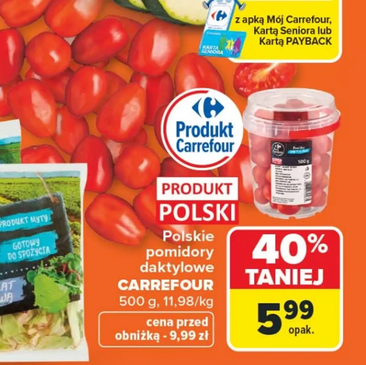 Polskie pomidory daktylowe CARREFOUR