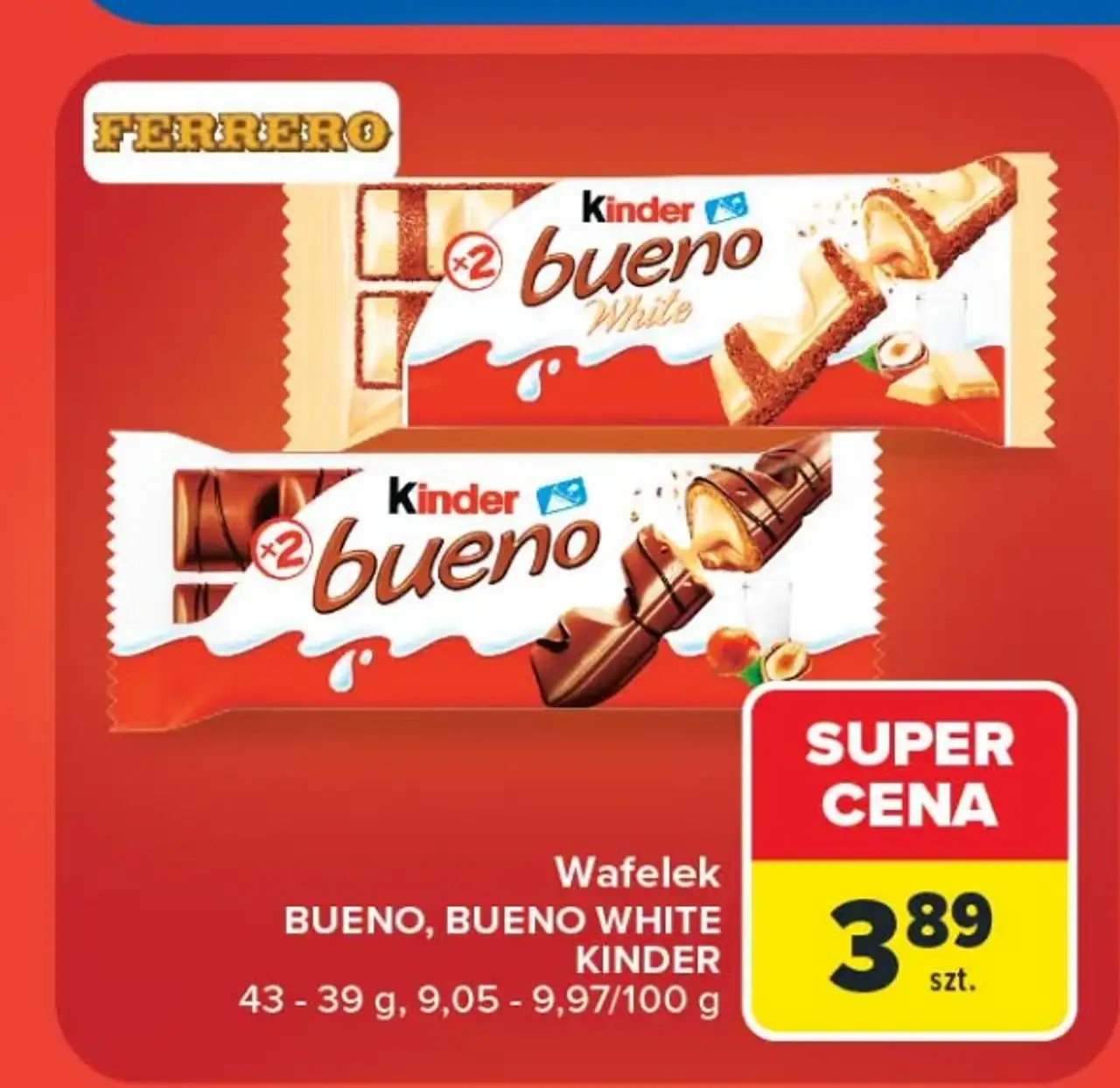Wafelek Bueno, Bueno White Kinder