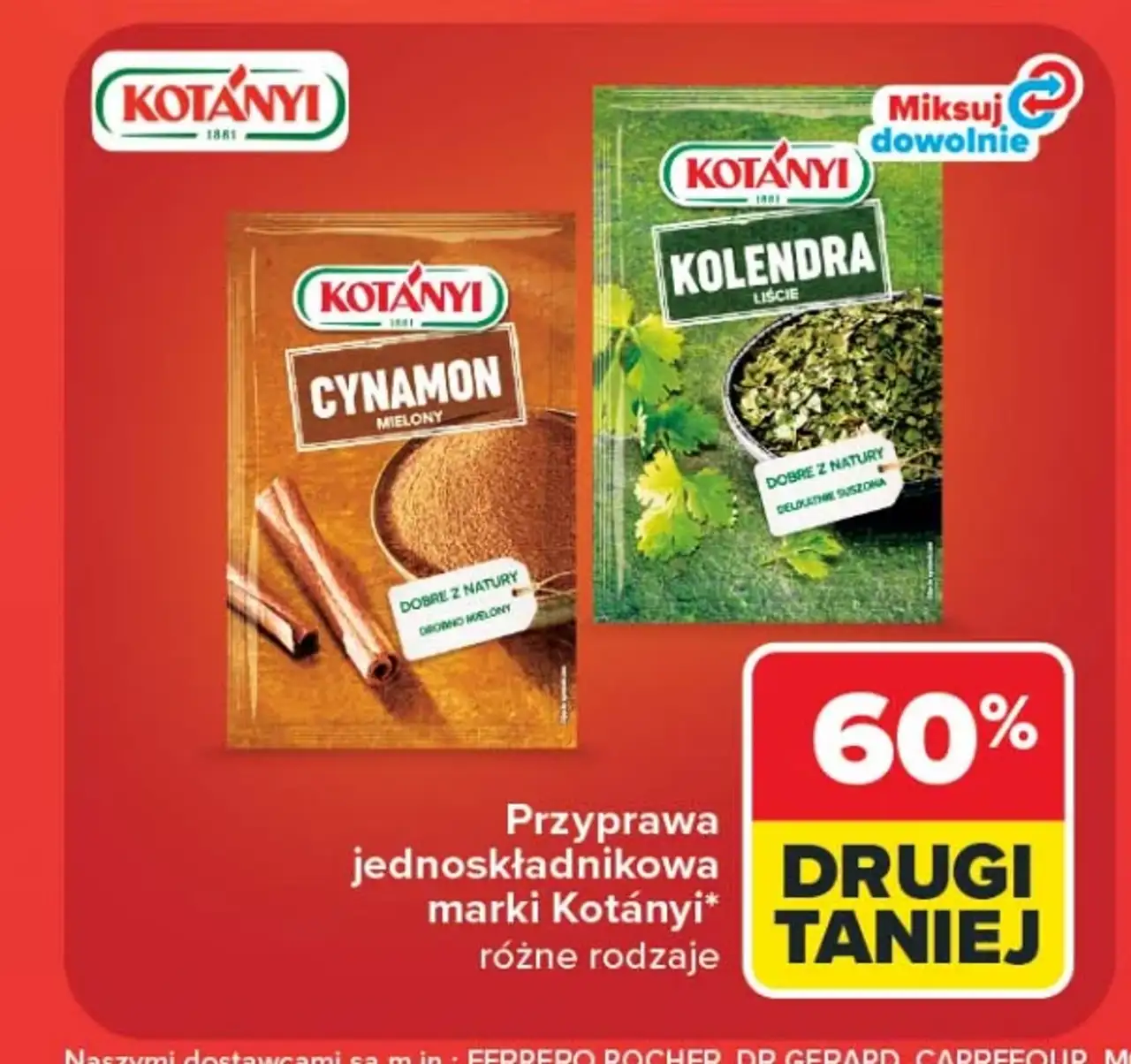 Przyprawa jednoskładnikowa marki Kotanyi
