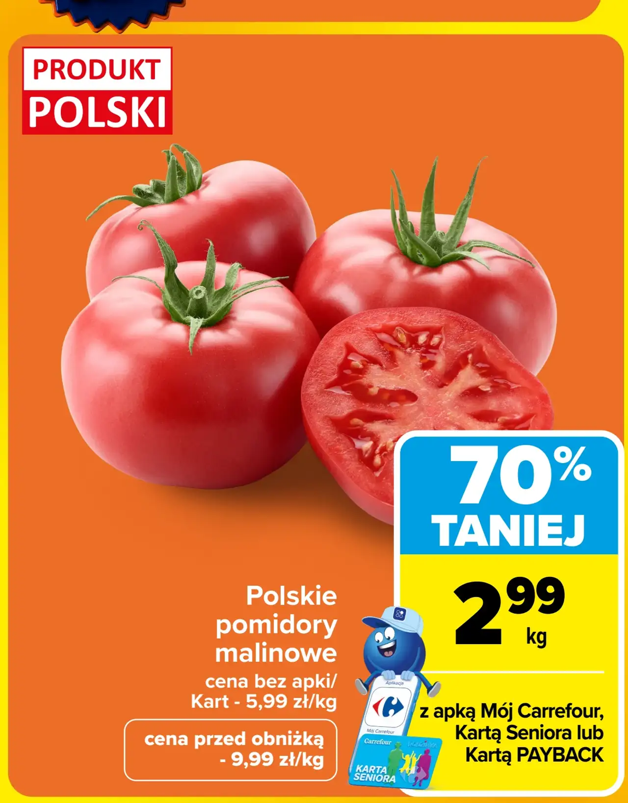 Polskie pomidory malinowe