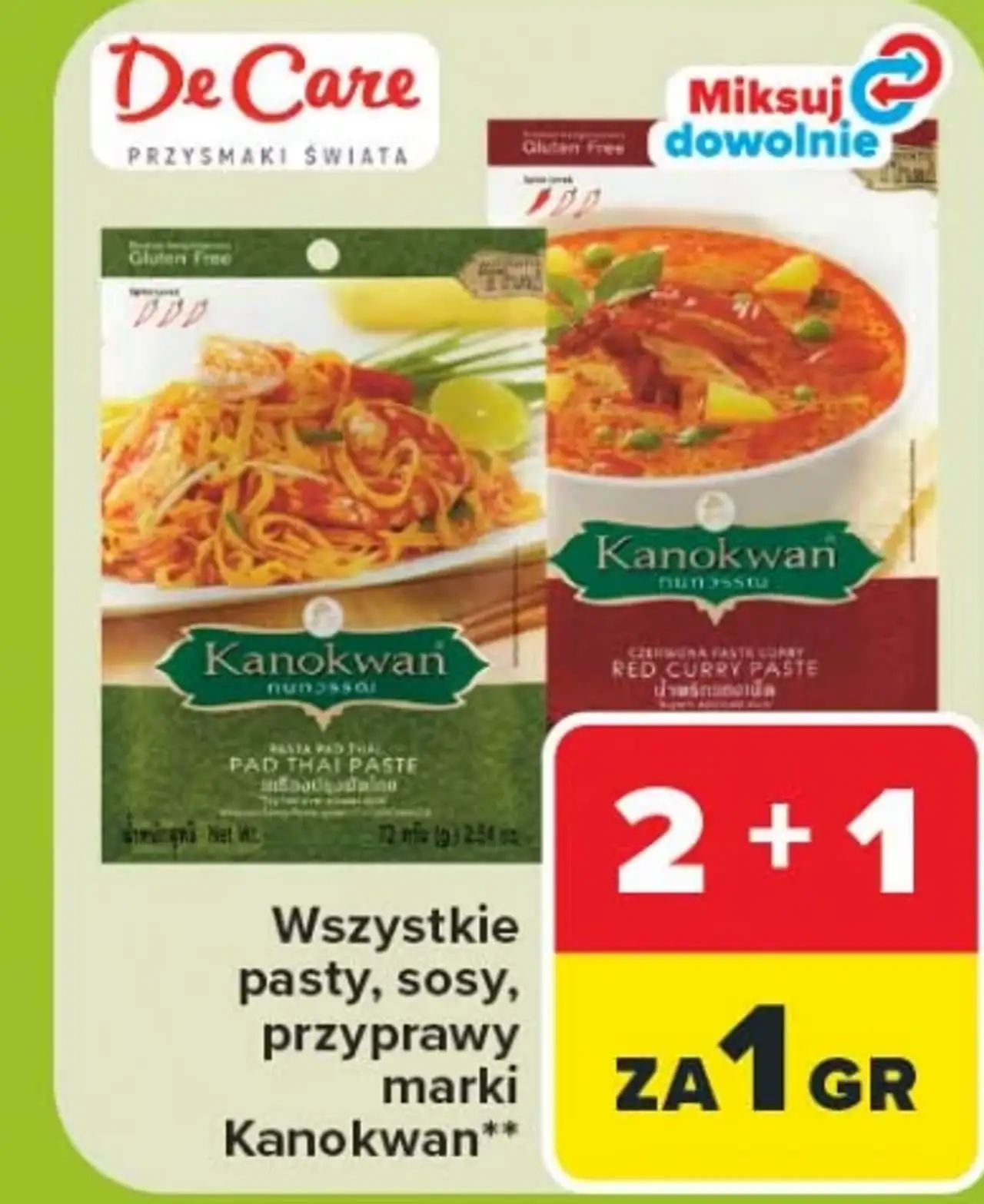 Pasty, sosy, przyprawy marki Kanokwan
