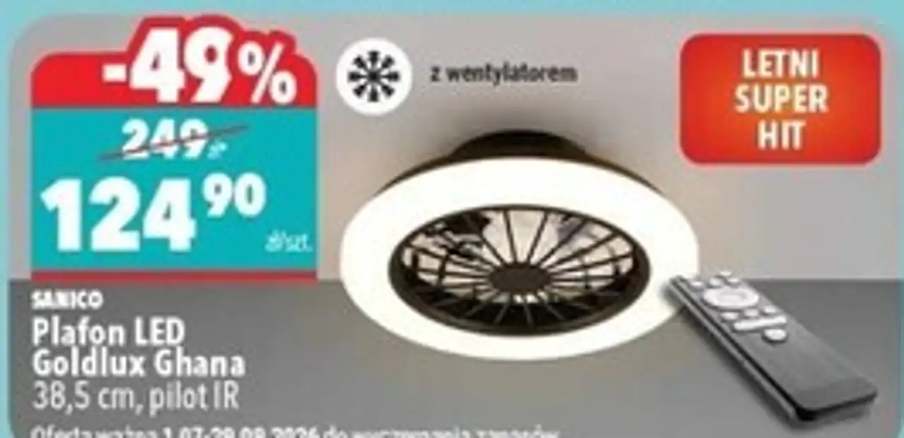Plafon LED Goldlux Ghana Sanico