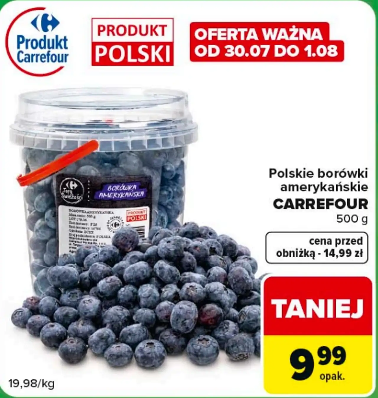 Polskie borówki amerykańskie CARREFOUR