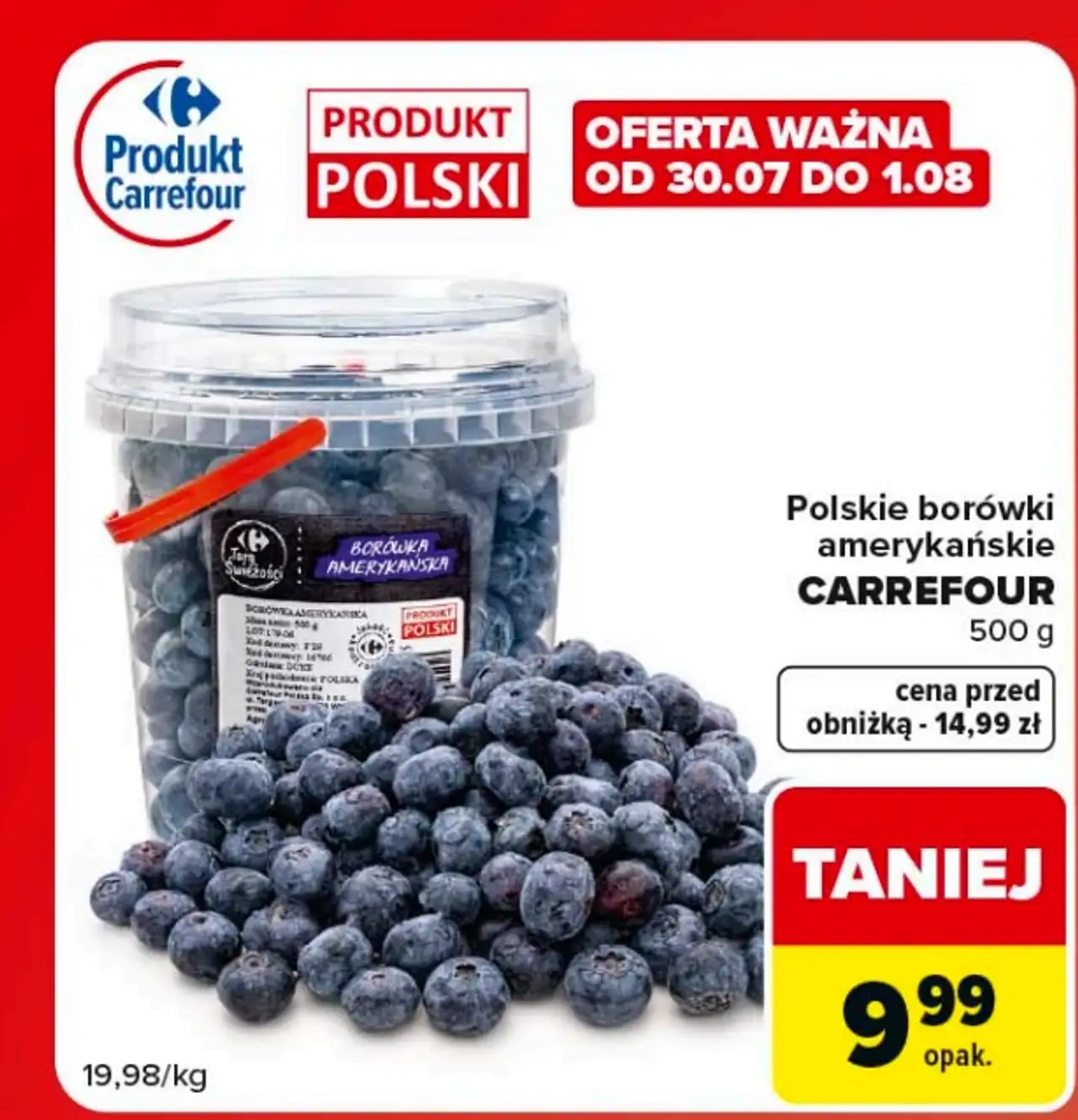 Polskie borówki amerykańskie CARREFOUR