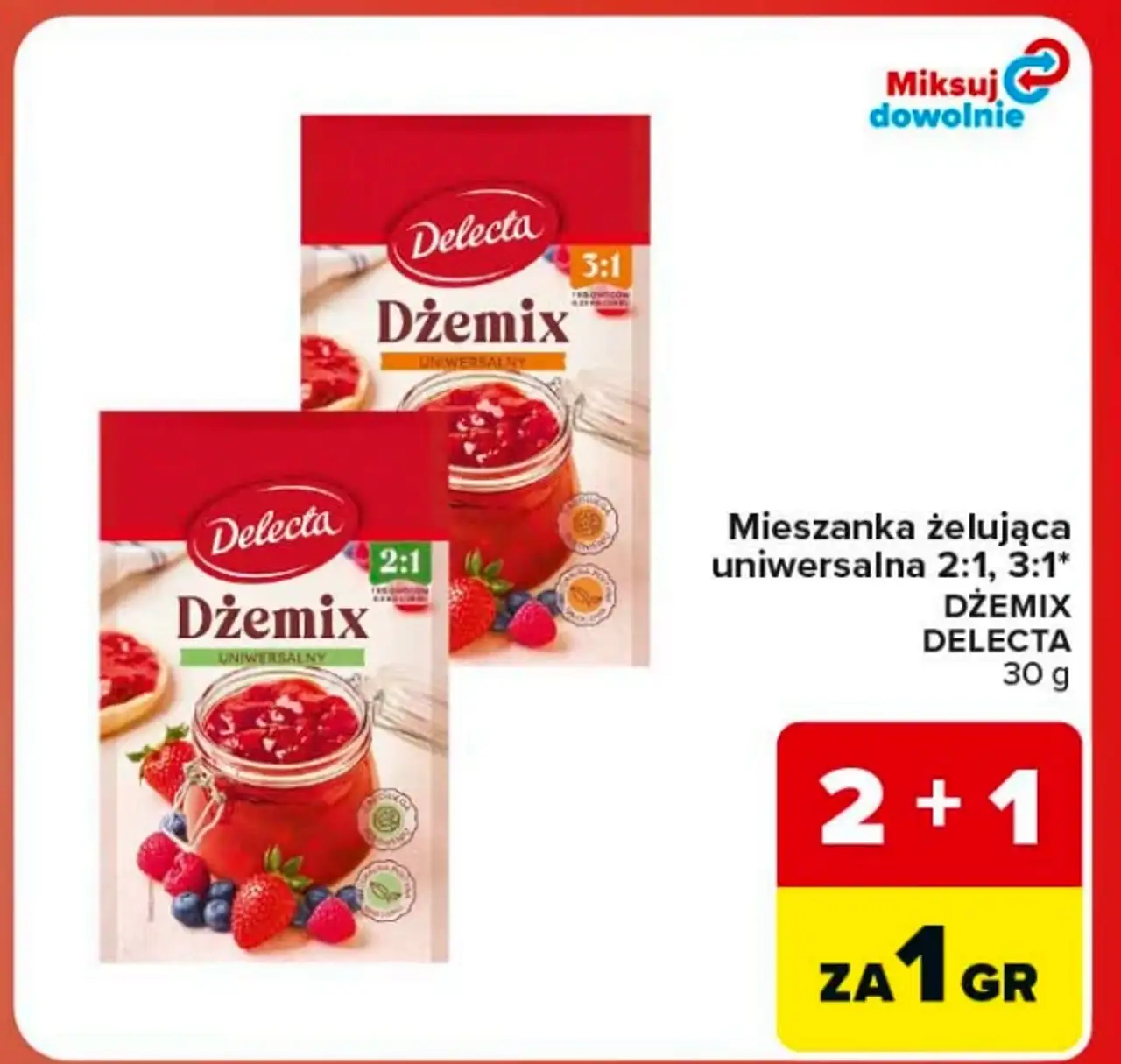 Mieszanka żelująca uniwersalna Delecta Dżemix