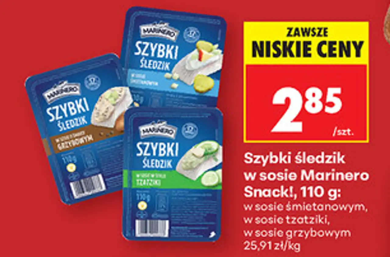 Szybki śledzik w sosie Marinero Snack!, 110 g
