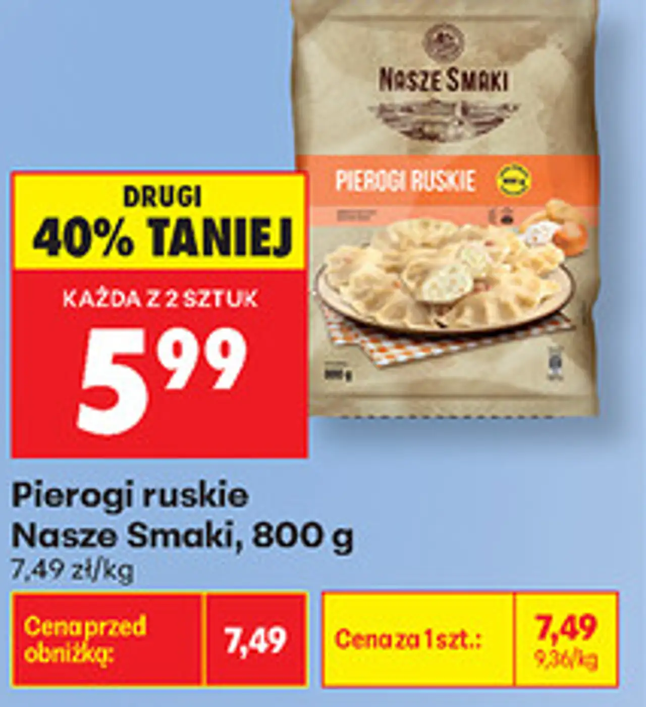 Pierogi ruskie Nasze Smaki