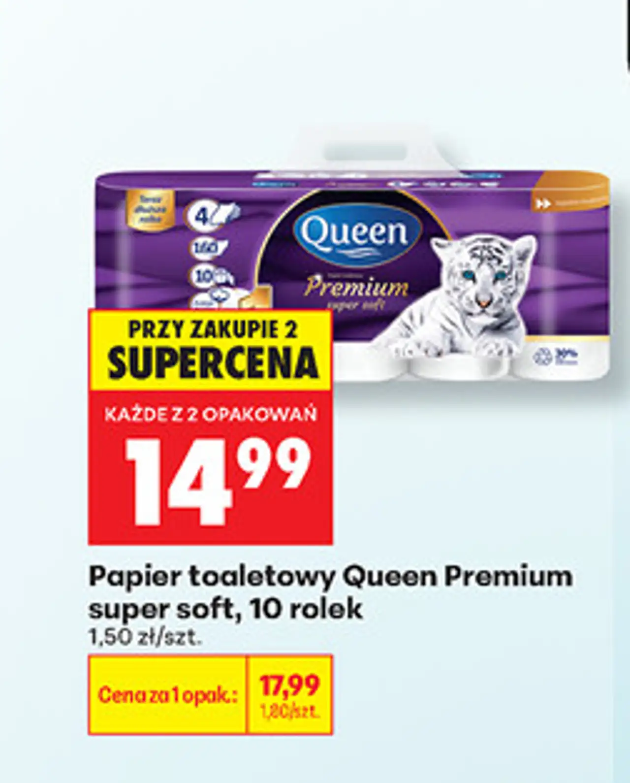 Papier toaletowy Queen Premium super soft