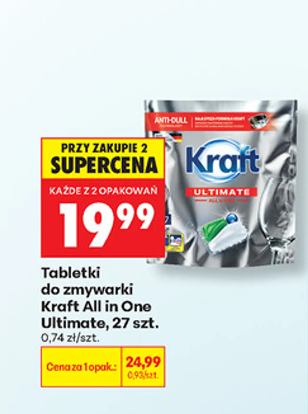 Tabletki do zmywarki Kraft All in One Ultimate