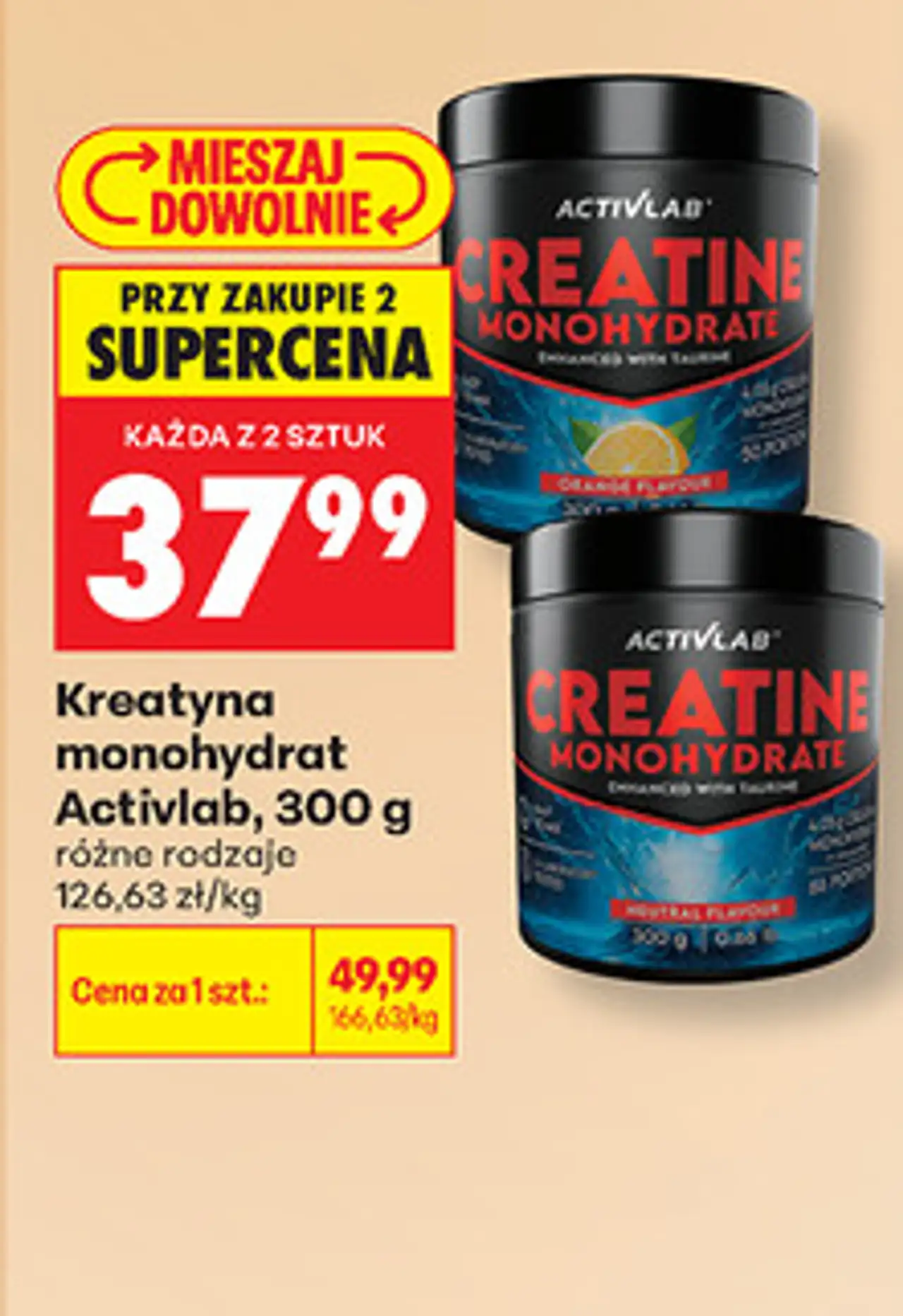 Kreatyna monohydrat Activlab, 300 g