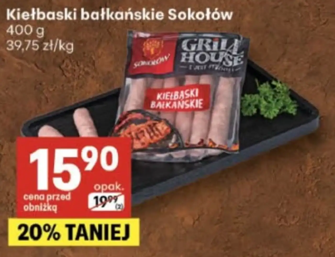 Kiełbaski bałkańskie Sokołów