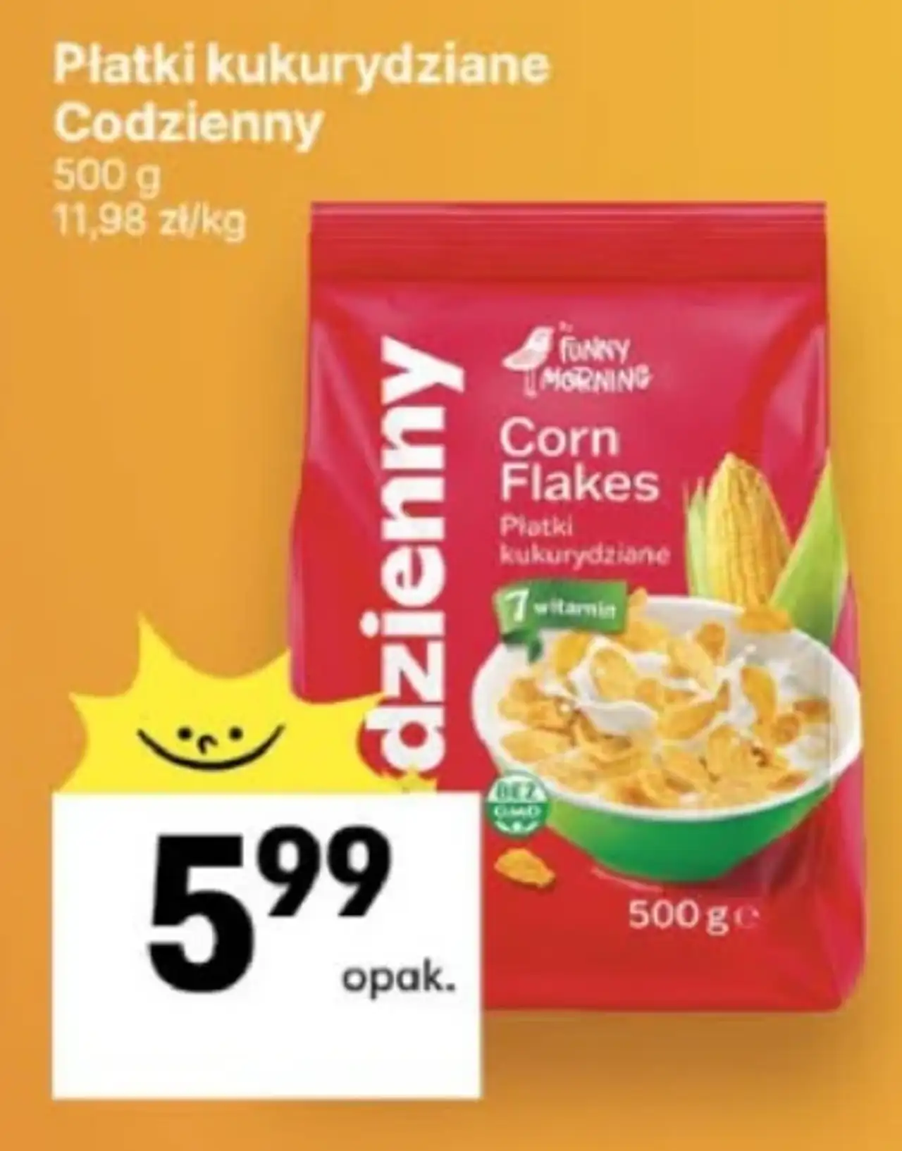 Płatki kukurydziane Codzienny