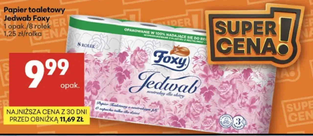 Papier toaletowy Jedwab Foxy