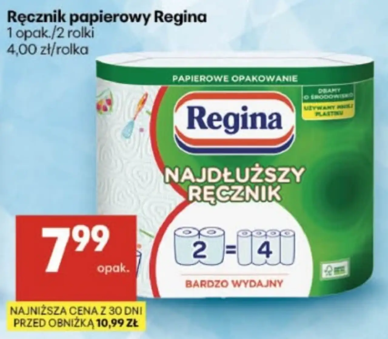 Ręcznik papierowy Regina Najdłuższy Ręcznik