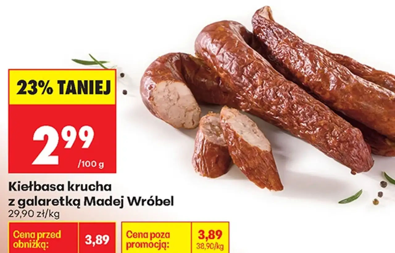 Kiełbasa krucha z galaretką Madej Wróbel