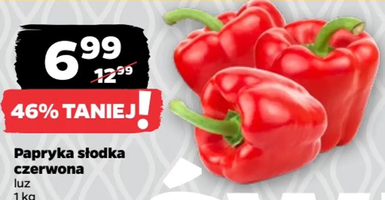 Papryka słodka czerwona luz
