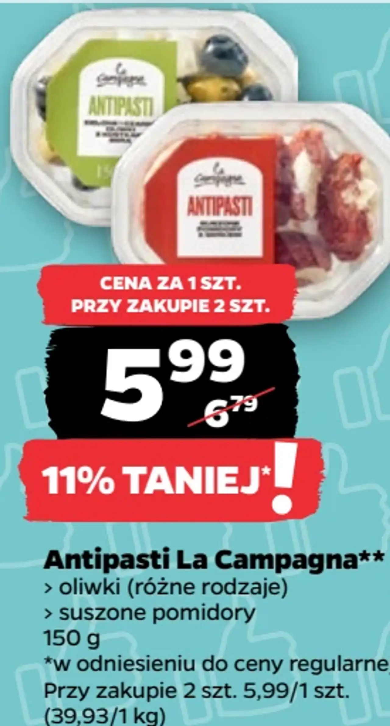 Antipasti La Campagna (oliwki / suszone pomidory)
