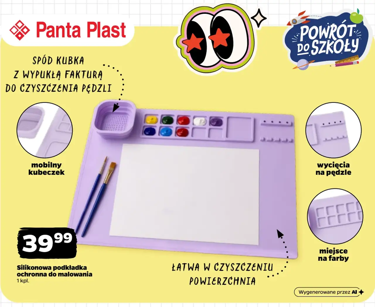 Silikonowa podkładka ochronna do malowania Panta Plast