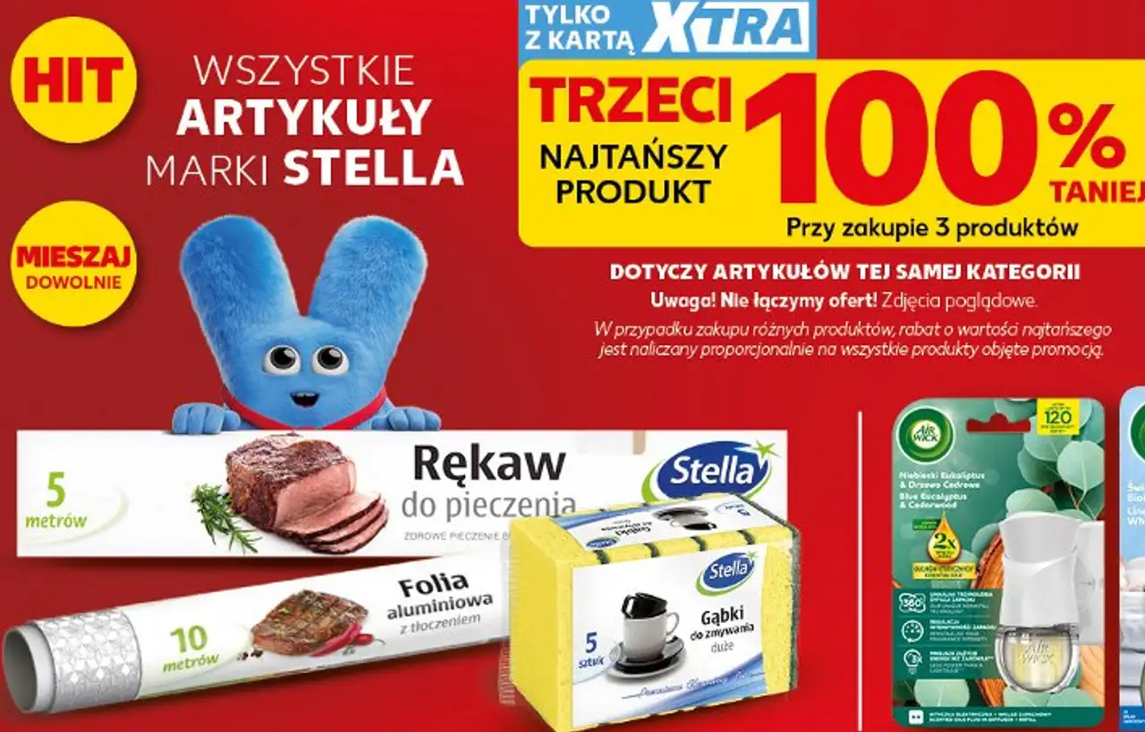 Wszystkie artykuły marki Stella (Rękaw do pieczenia, folia aluminiowa, gąbki itp.)