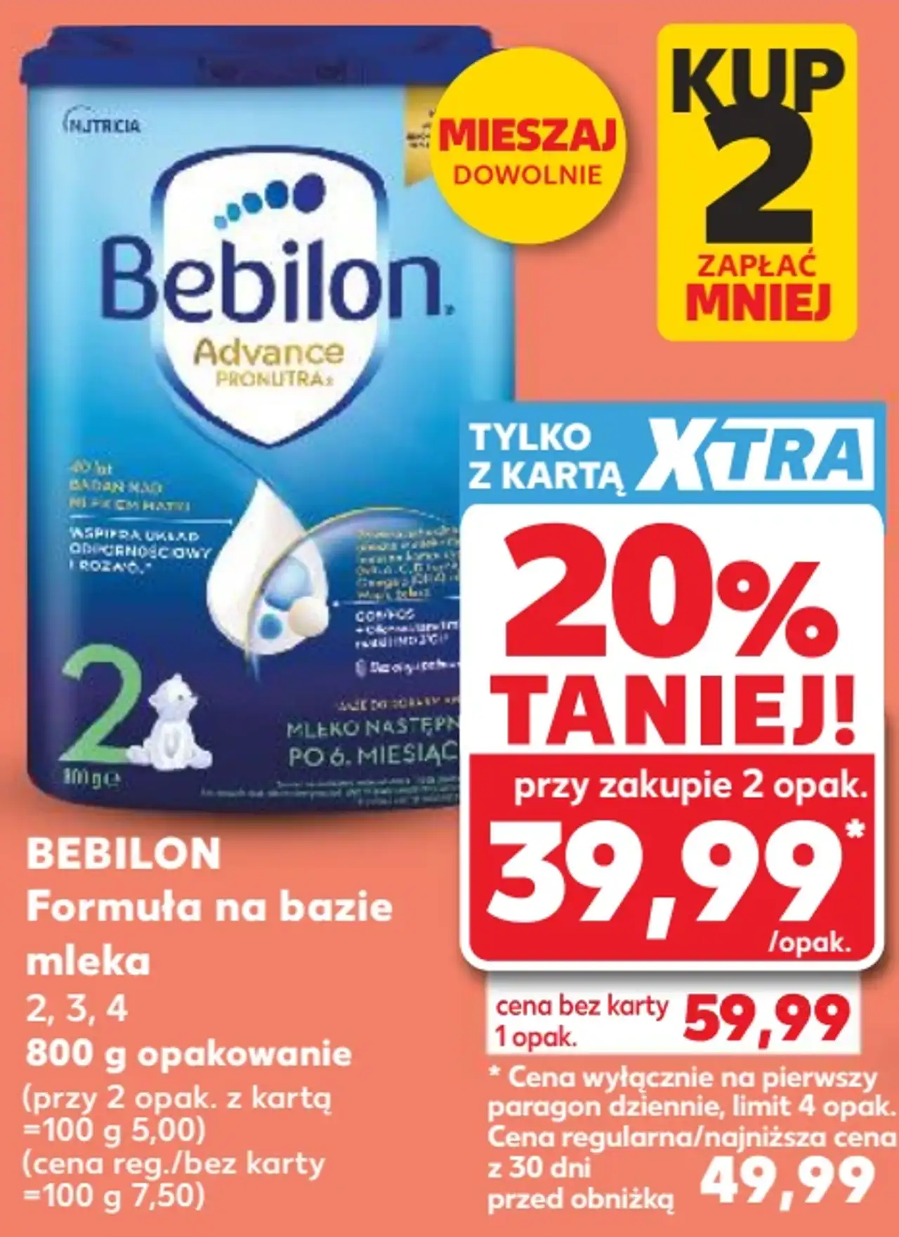 Bebilon Formuła na bazie mleka