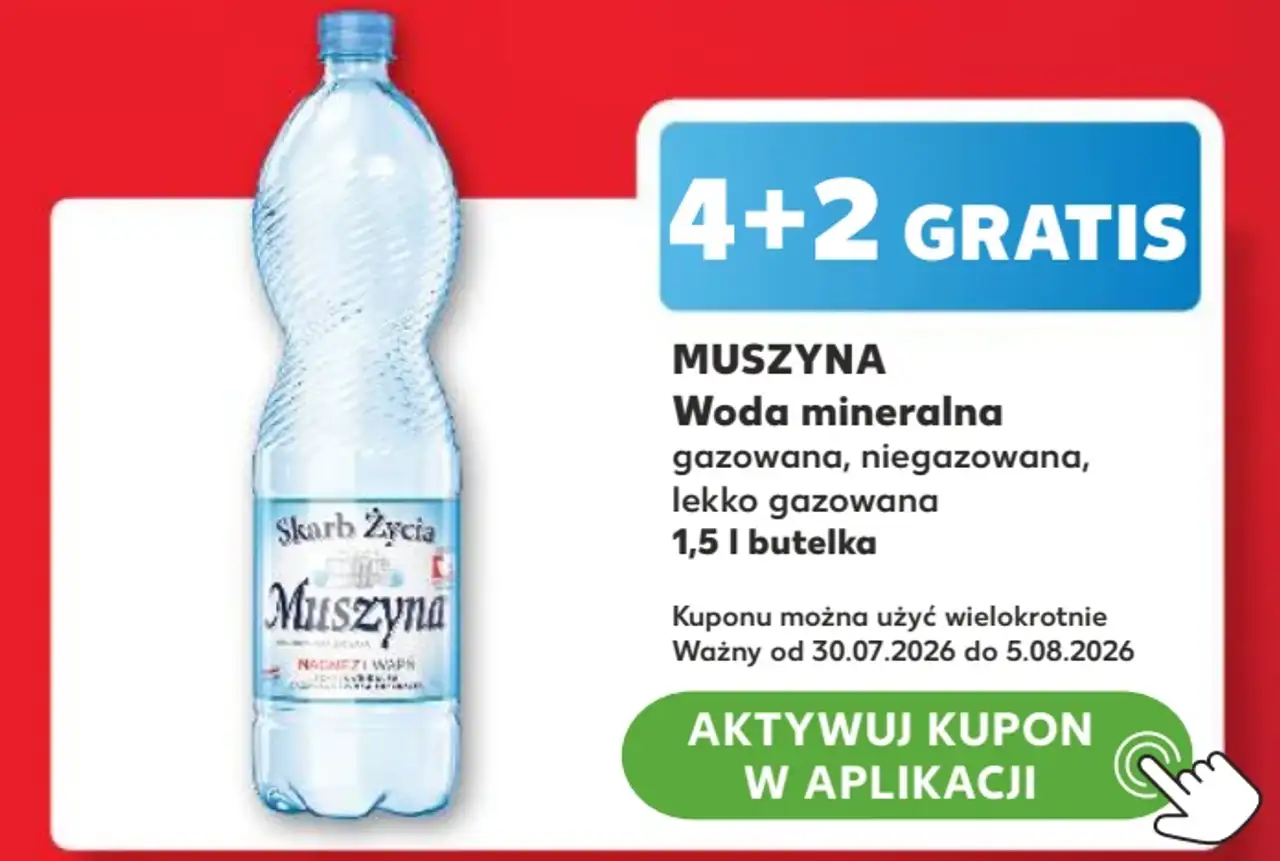 Muszyna Woda mineralna gazowana, niegazowana, lekko gazowana