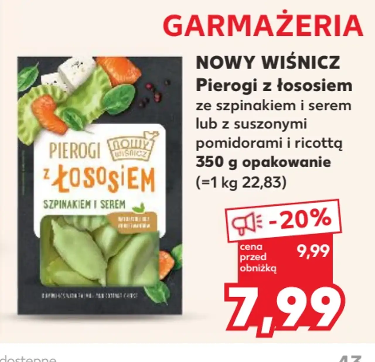 Nowy Wiśnicz Pierogi z łososiem