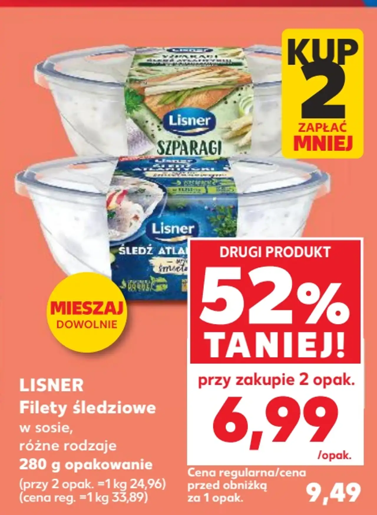 Lisner Filety śledziowe w sosie