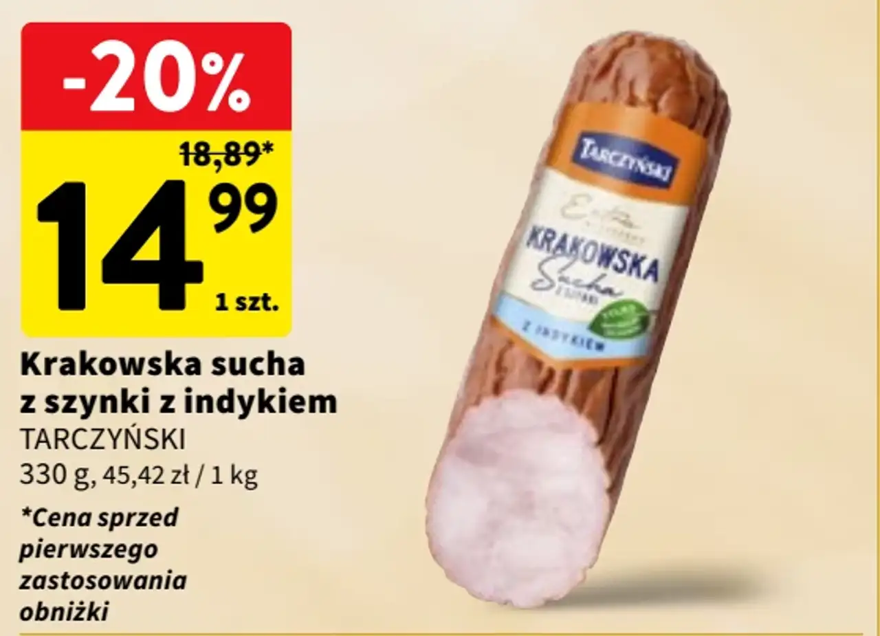 Krakowska sucha z szynki z indykiem Tarczyński