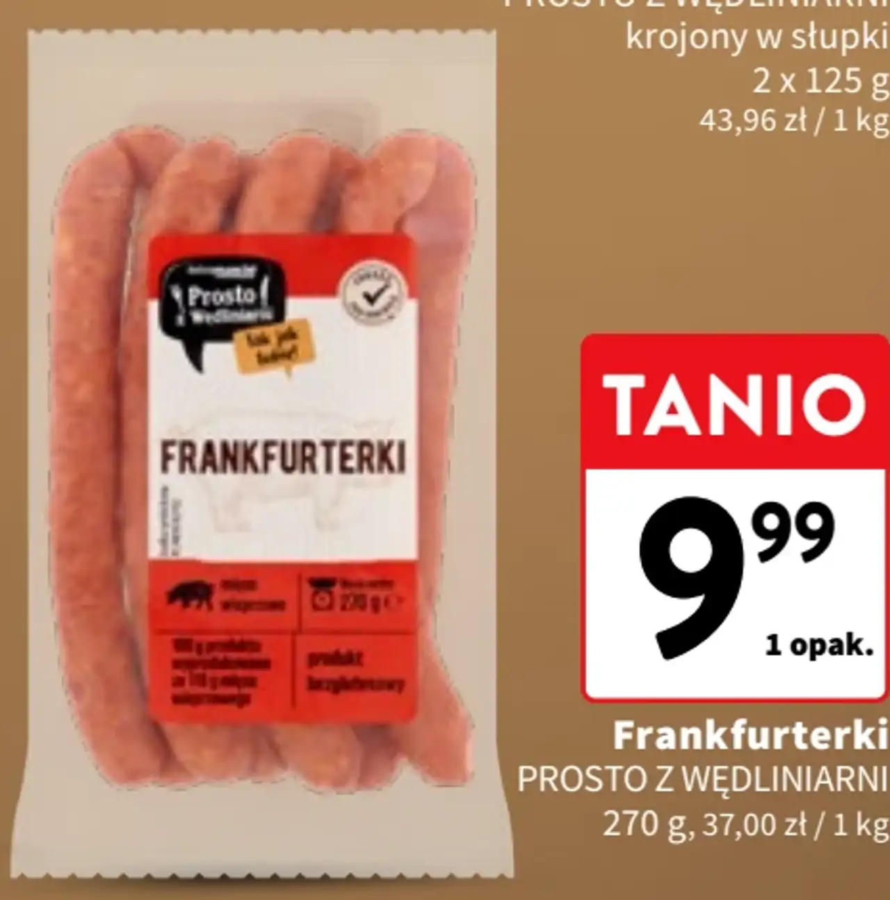 Frankfurterki Prosto z Wędliniarni