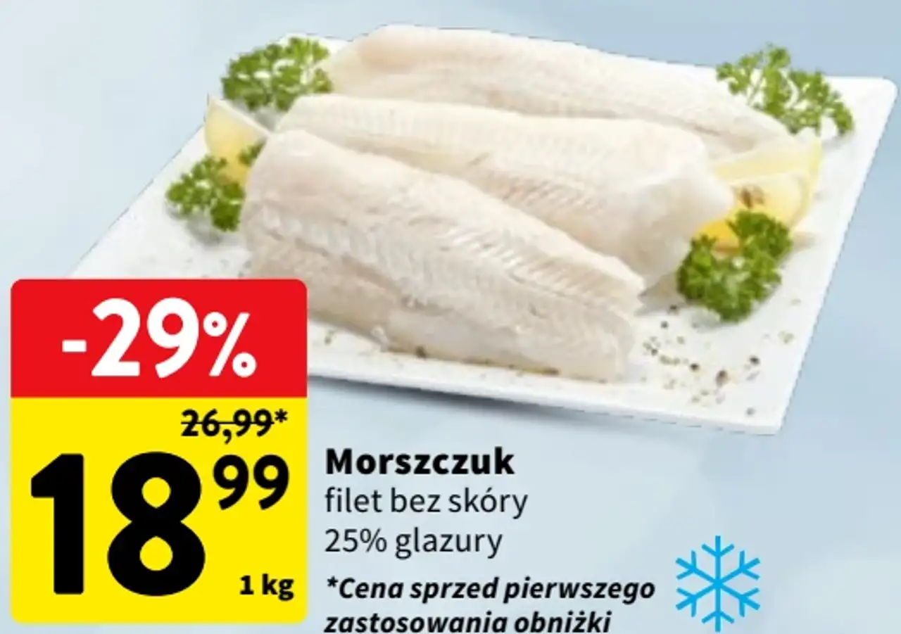 Morszczyk filet bez skóry 25% glazury