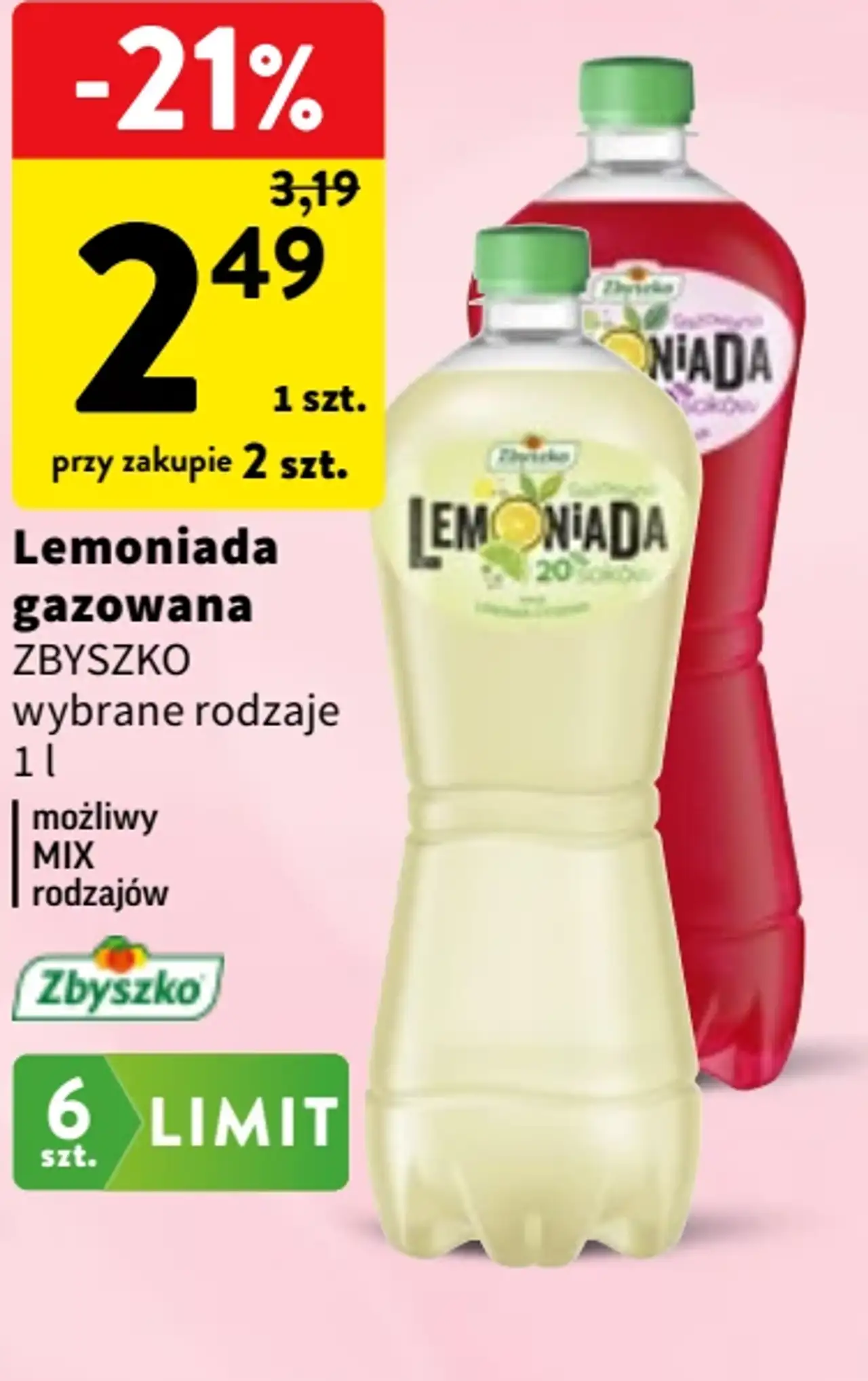 Lemoniada gazowana ZBYSZKO