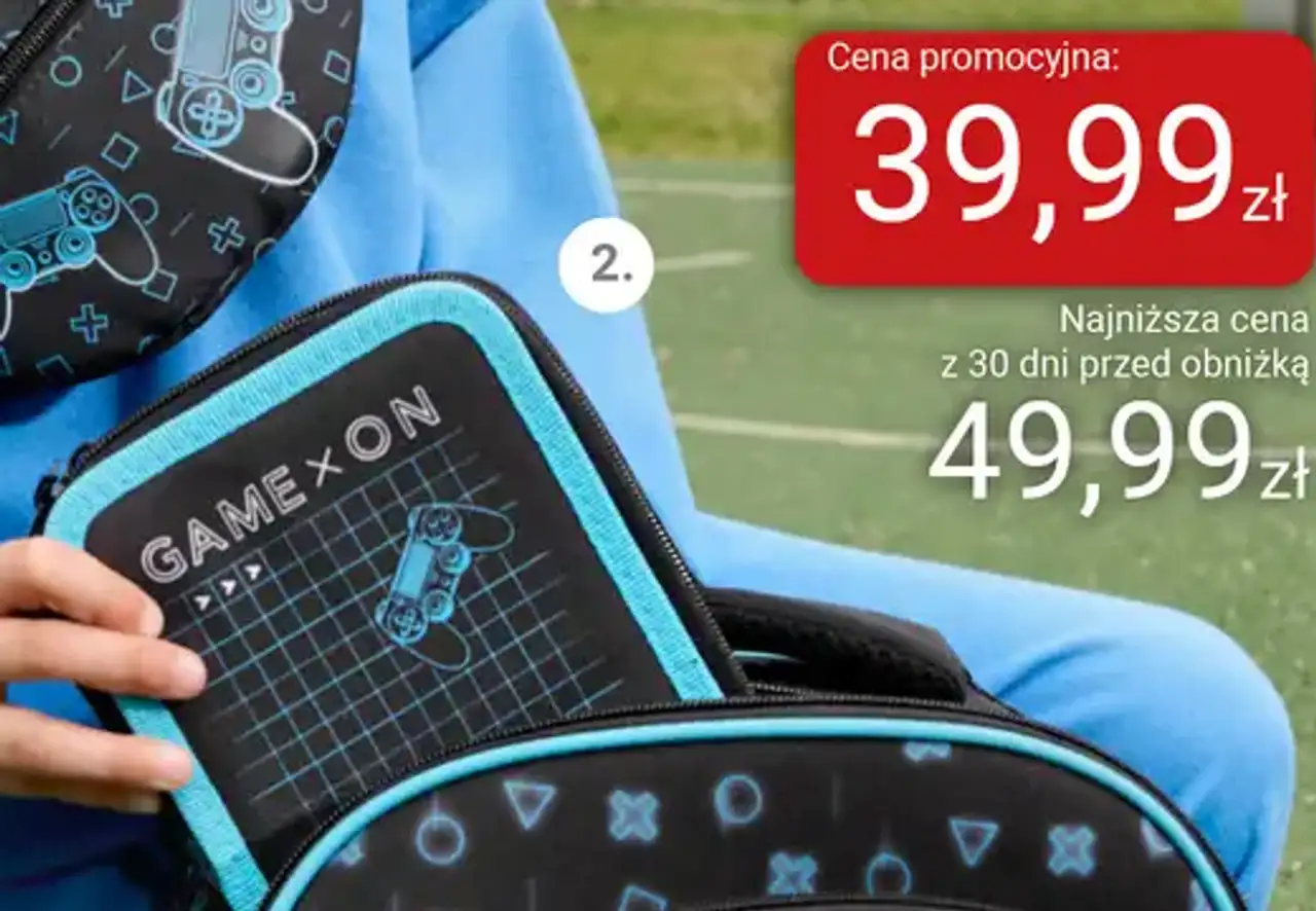Piórnik dwukomorowy bez wyposażenia, Game on, Kayokki
