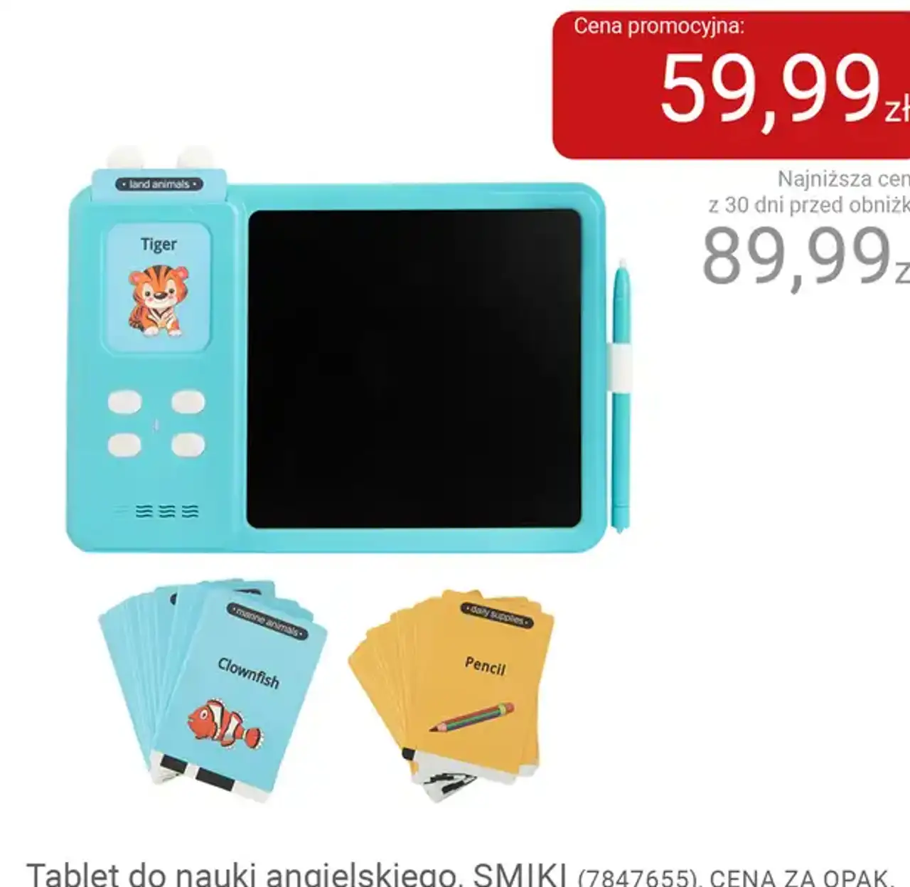 Tablet do nauki angielskiego, SMIKI