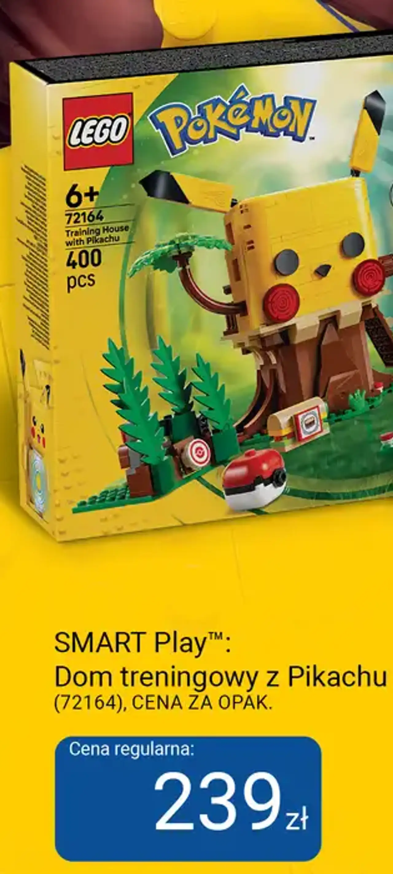 LEGO Pokémon SMART Play: Dom treningowy z Pikachu