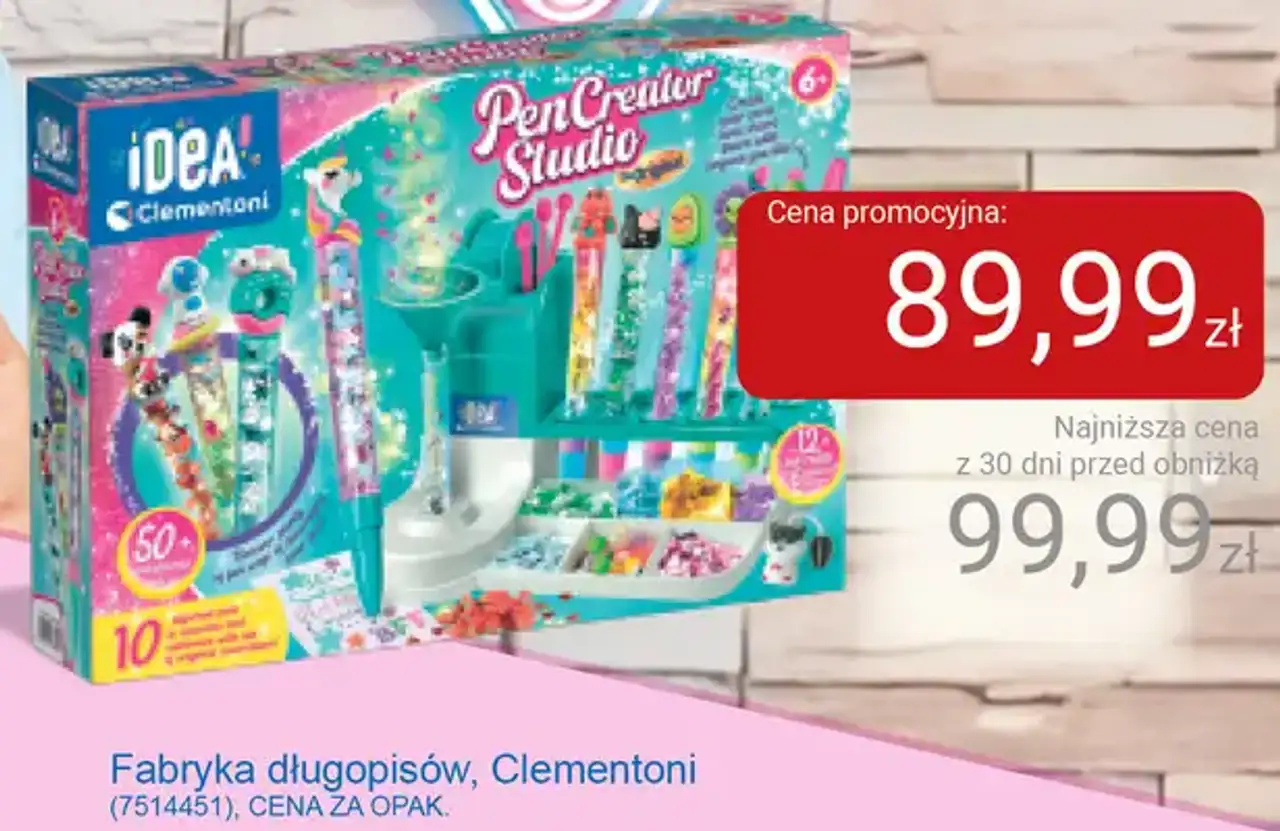 Fabryka długopisów Clementoni Pen Creator Studio