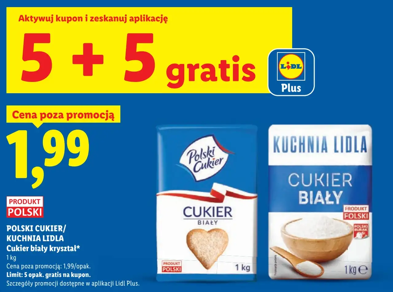 Polski Cukier / Kuchnia Lidla Cukier biały kryształ