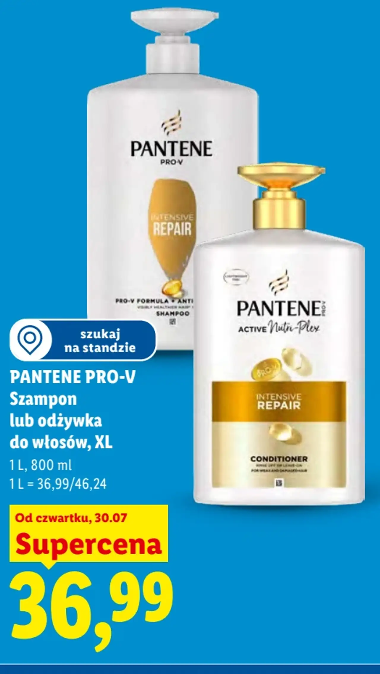 Pantene Pro-V Szampon lub odżywka do włosów, XL