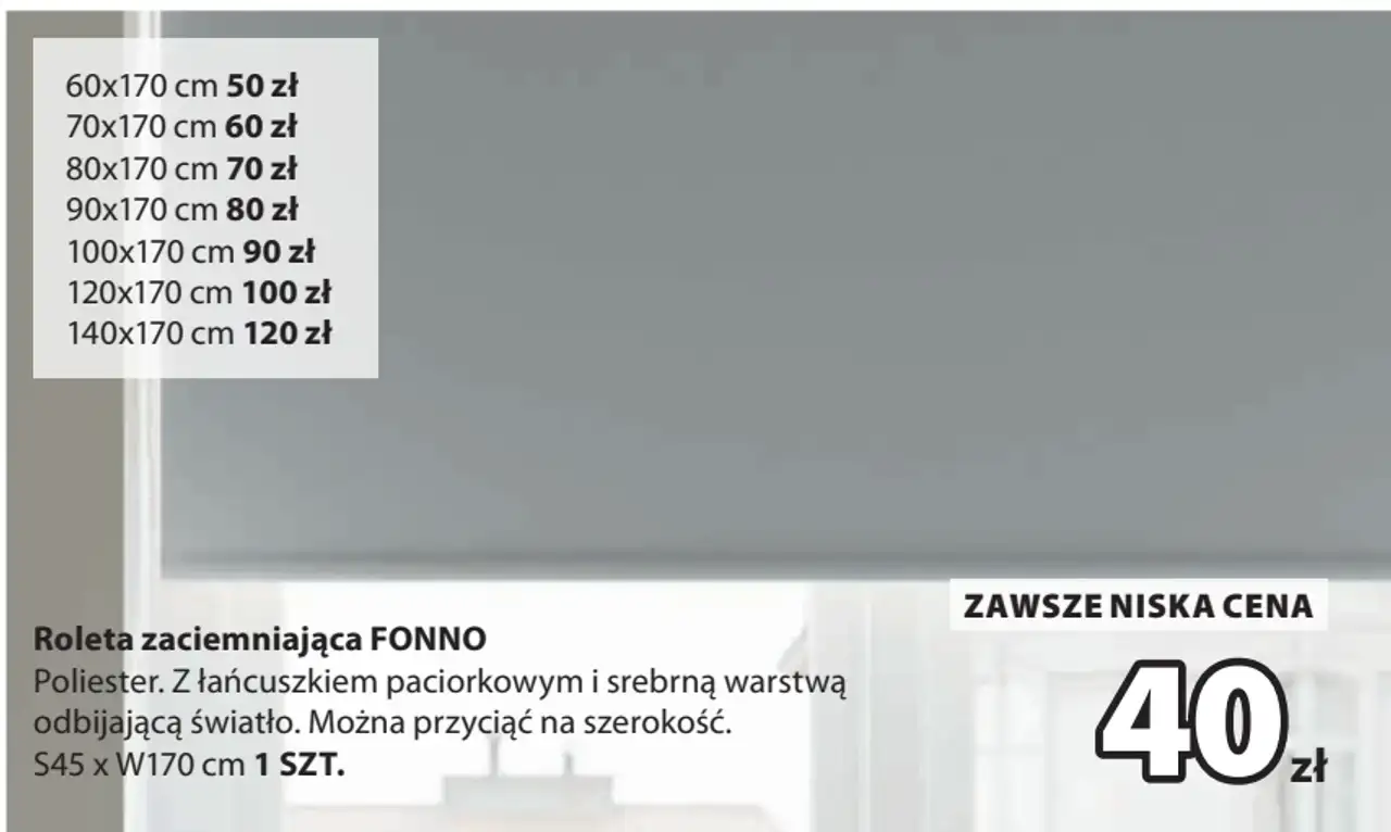 Roleta zaciemniająca FONNO