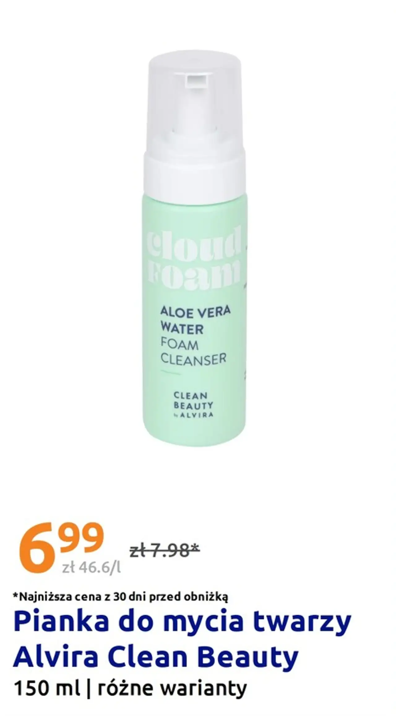 Pianka do mycia twarzy Alvira Clean Beauty