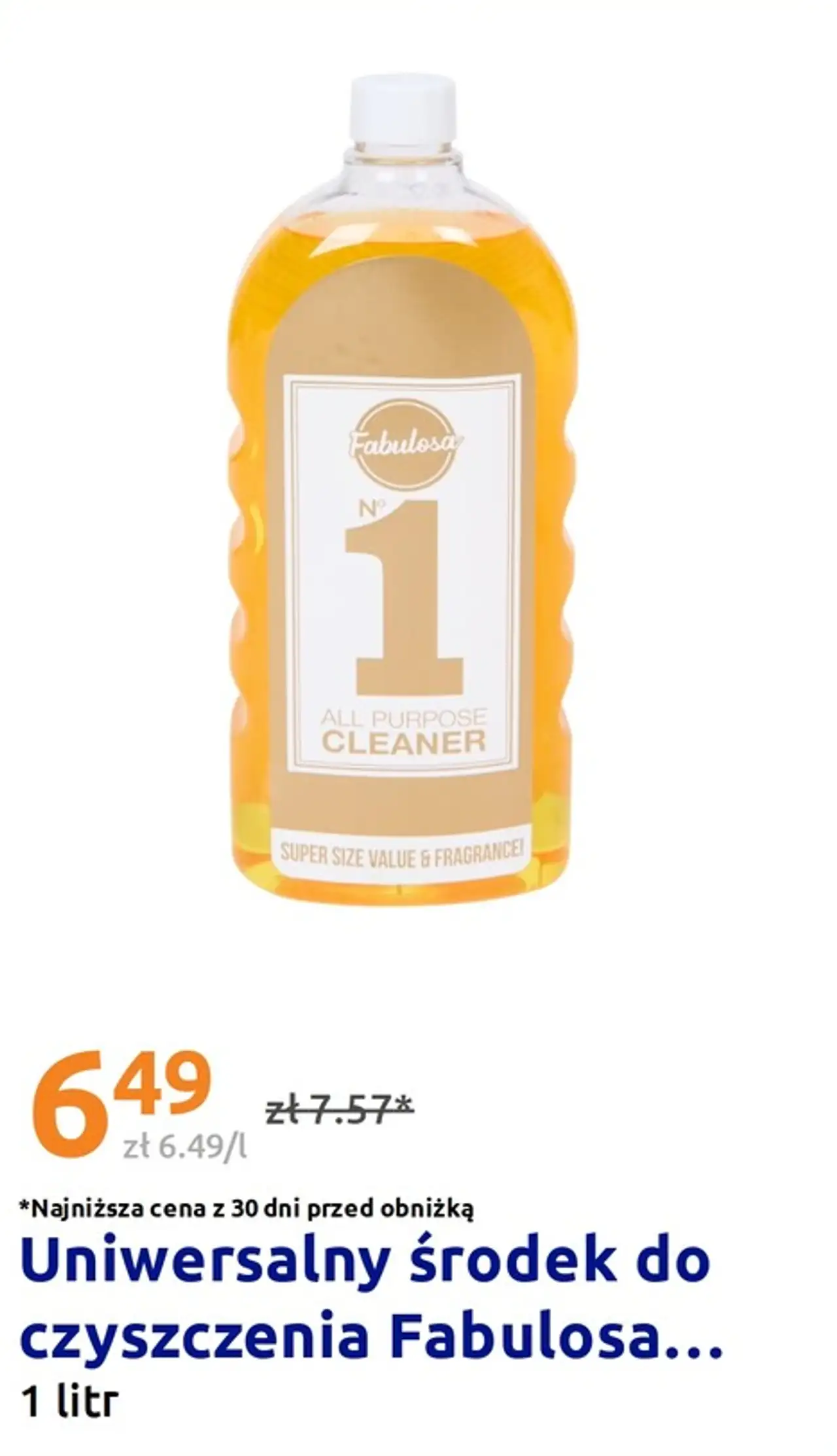 Uniwersalny środek do czyszczenia Fabulosa All Purpose Cleaner