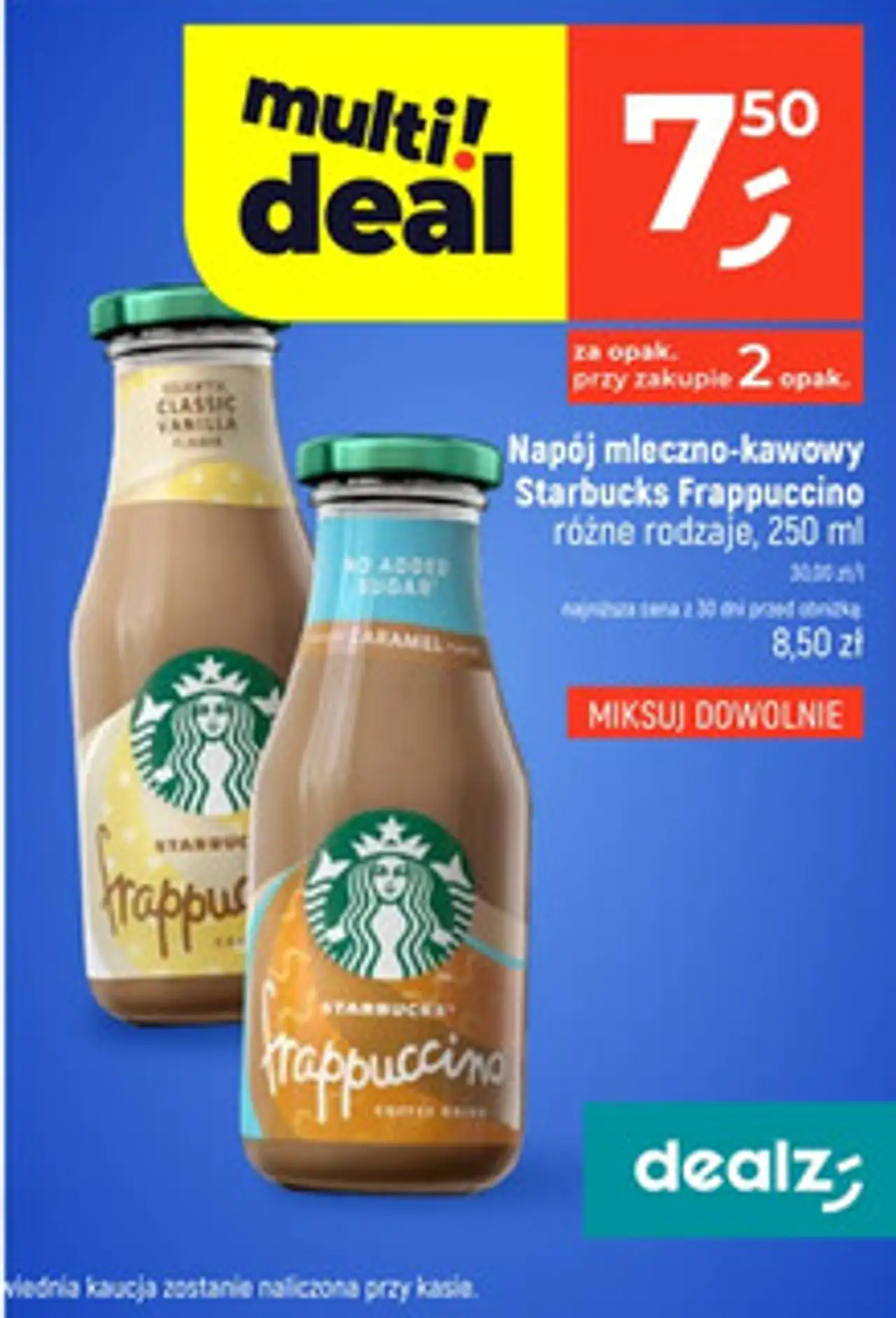 Napój mleczno-kawowy Starbucks Frappuccino